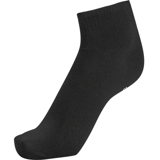 hmlCHEVRON 6-PACK  MID CUT SOCKS, BLACK/BLACK hmlCHEVRON 6-PACK  MID CUT SOCKS, BLACK/BLACK, packshot
