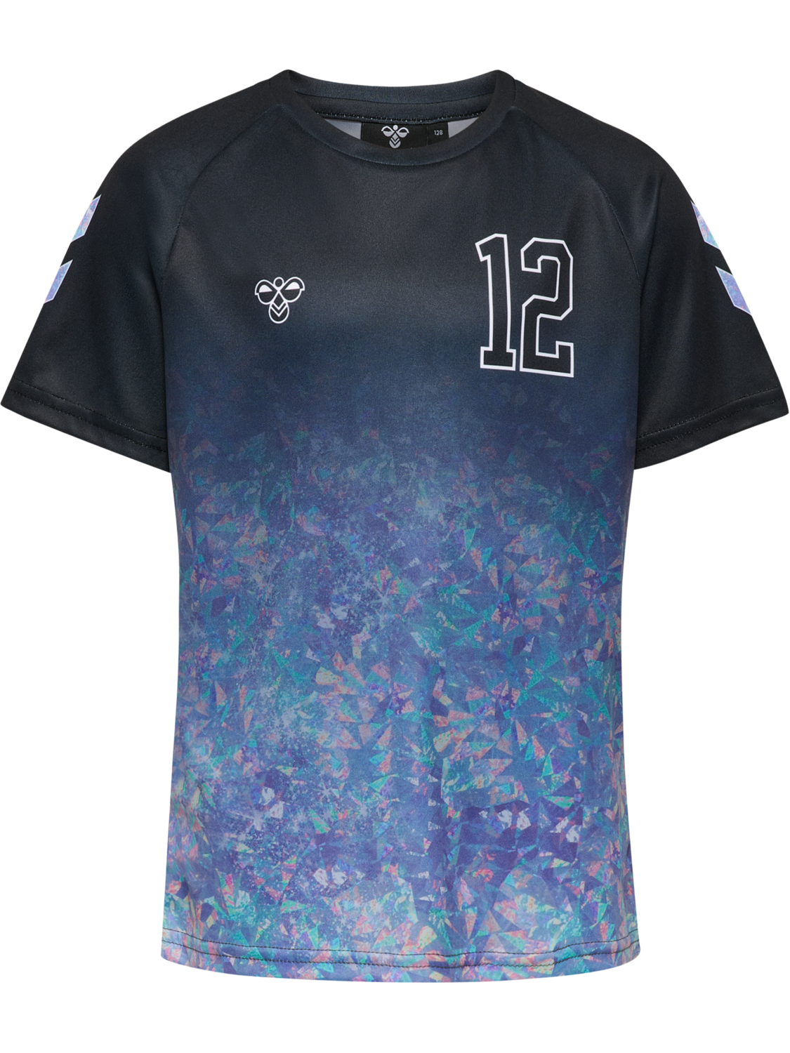 hmlSHIMMER T-SHIRT S/S, BLACK, packshot