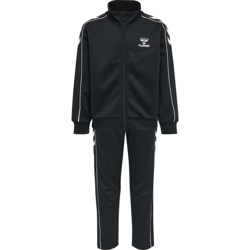 hmlTRACK TRACKSUIT, BLACK, packshot