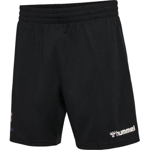 FFHB REFEREE POLY SHORTS, BLACK, packshot