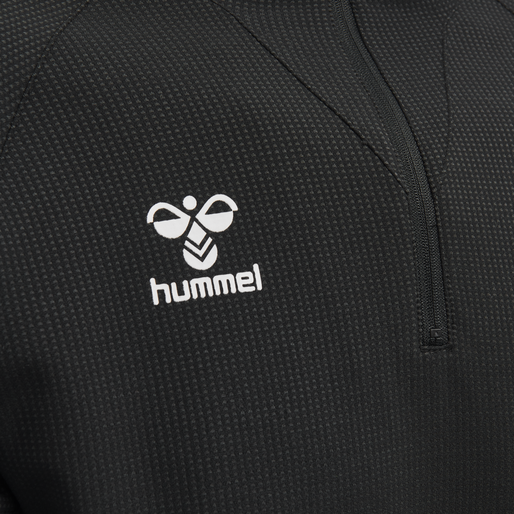 hmlLEAD PRO HALF ZIP, BLACK, packshot