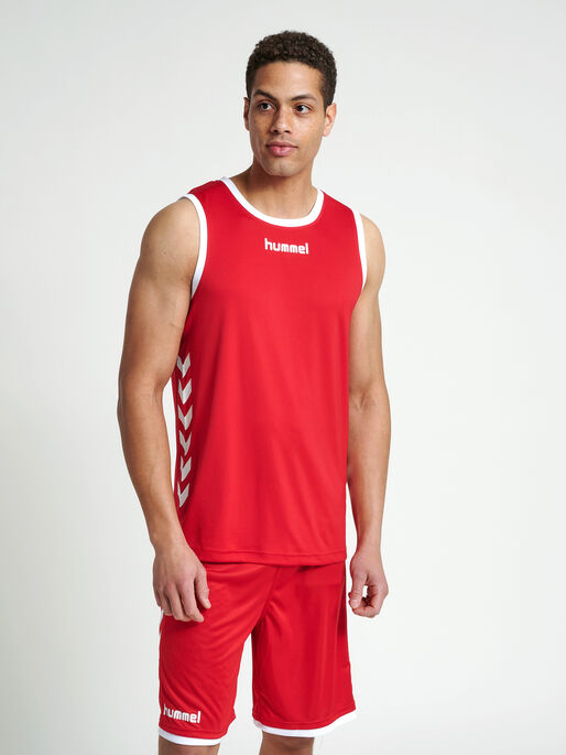 CORE BASKET JERSEY, TRUE RED, model