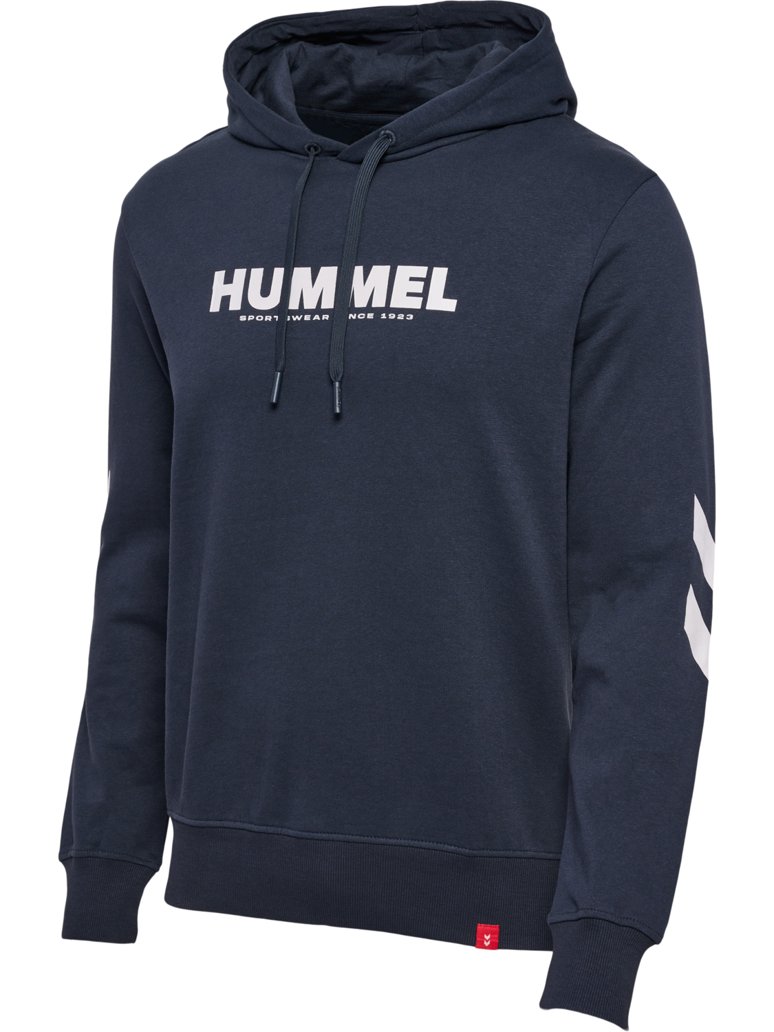 hmlLEGACY LOGO HOODIE, BLUE NIGHTS, packshot