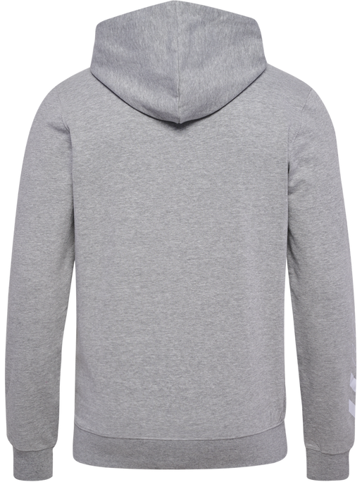 hmlELEMENTAL HOODIE, GREY MELANGE, packshot