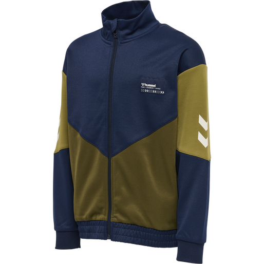 hmlRANE ZIP JACKET, DARK OLIVE, packshot