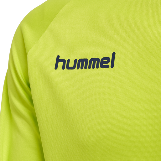 hmlPROMO POLY SWEATSHIRT, LIME PUNCH, packshot