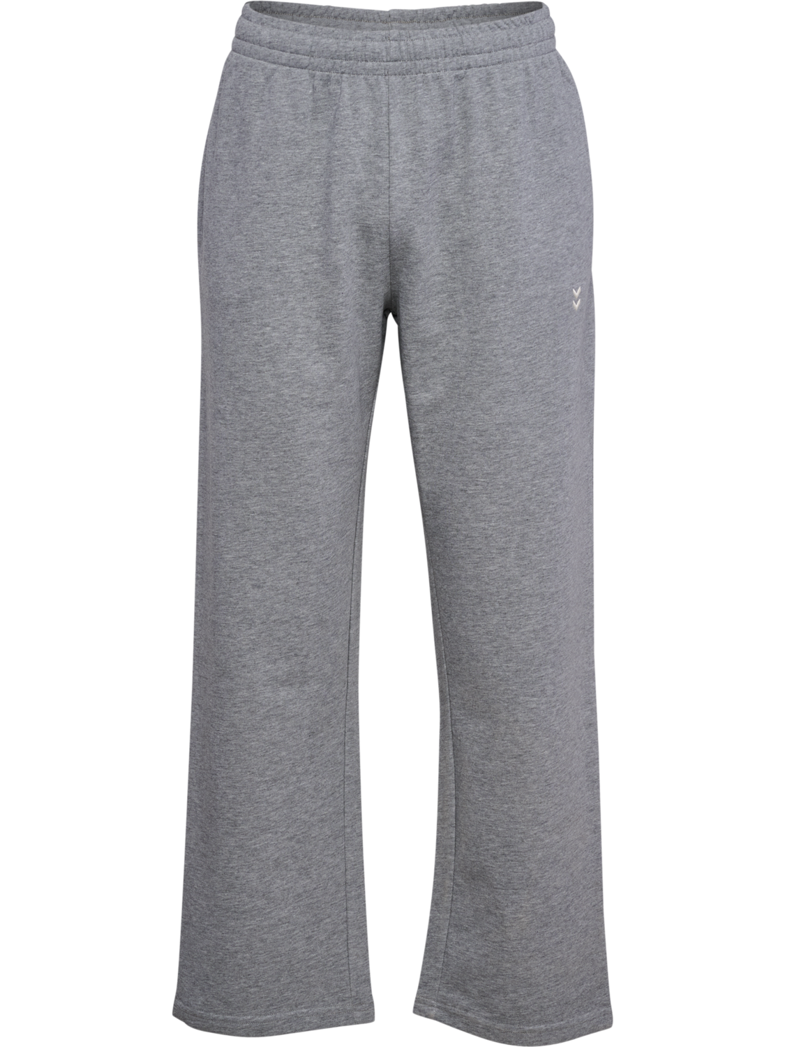hmlPULSE WIDE SWEAT PANTS, GREY MELANGE, packshot