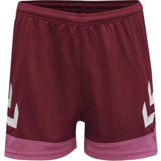 hmlLEAD WOMENS POLY SHORTS, BIKING RED, packshot
