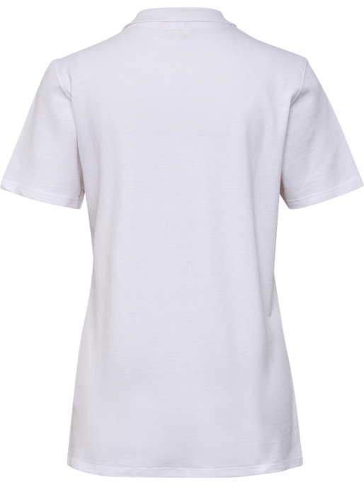 hmlGO 2.0 POLO WOMAN, WHITE hmlGO 2.0 POLO WOMAN, WHITE, packshot