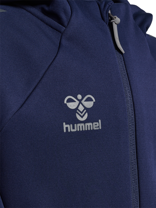 hmlCIMA 2.0 ZIP HOODIE KIDS, MARINE, packshot