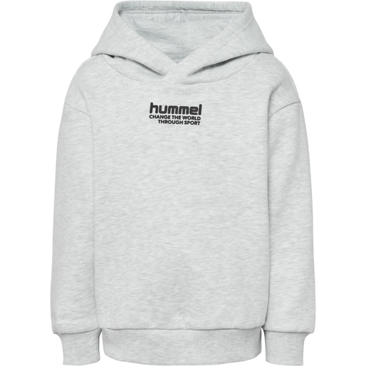 hmlPURE HOODIE, ULTRA LIGHT GREY MELANGE, packshot