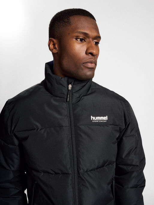 hmlLGC ROBERT PUFF JACKET, BLACK, model