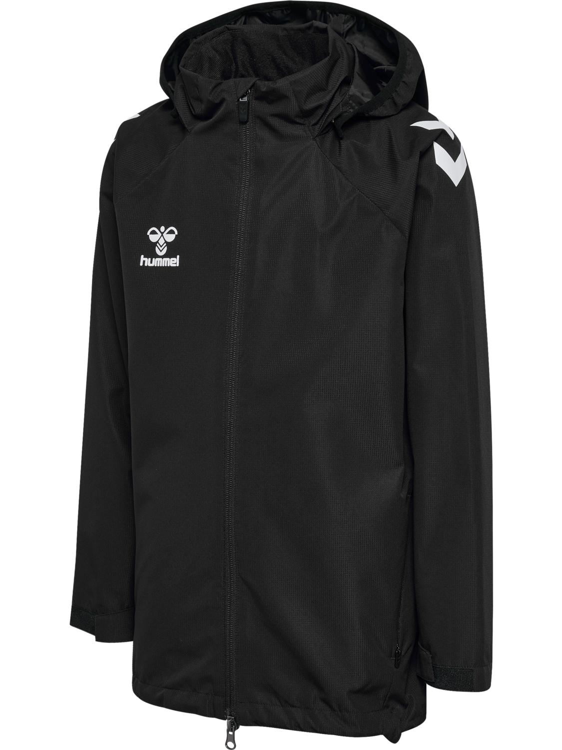 hmlLEAD 2.0 ALL-WEATHER JACKET KIDS, BLACK, packshot