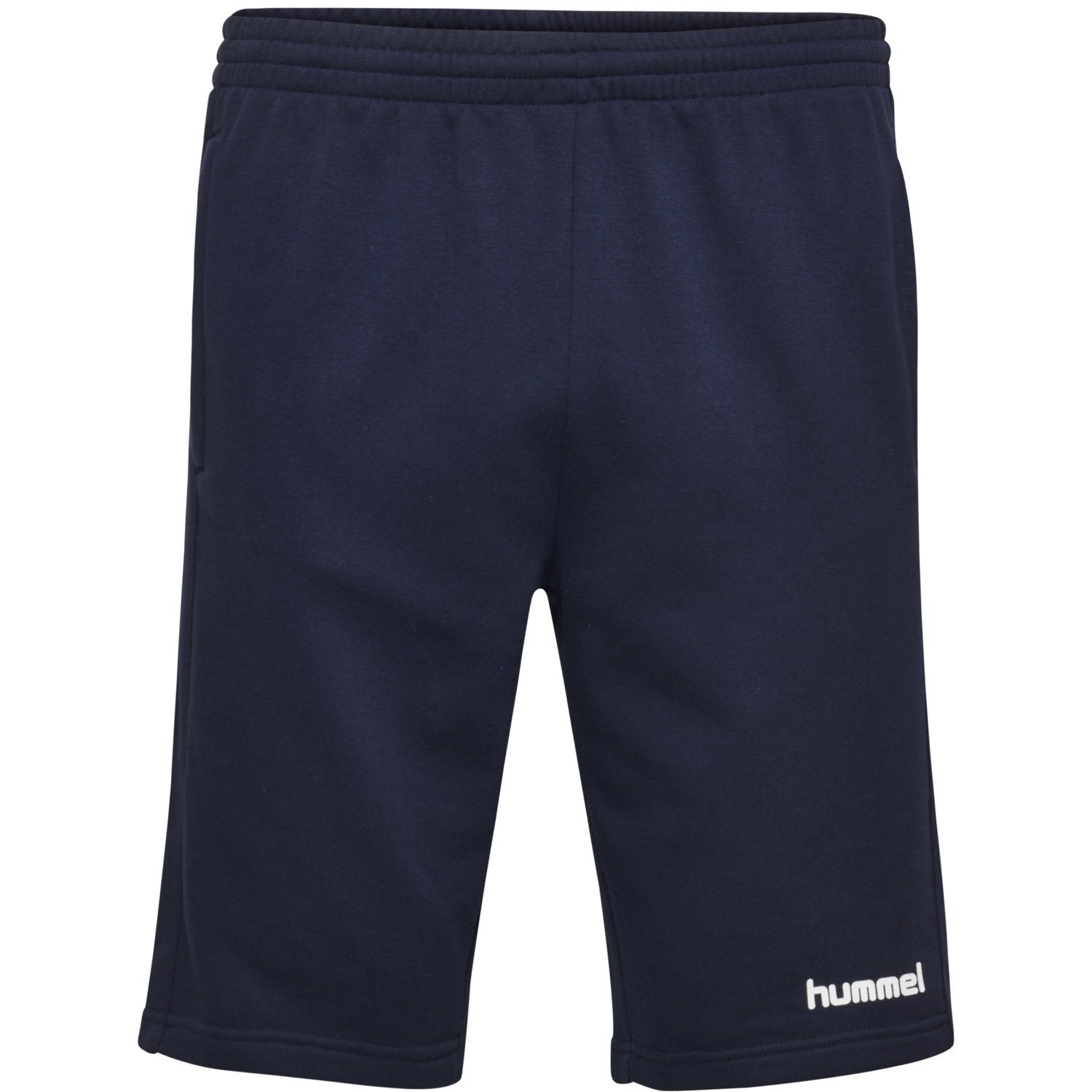 HUMMEL GO KIDS COTTON BERMUDA SHORTS, MARINE, packshot