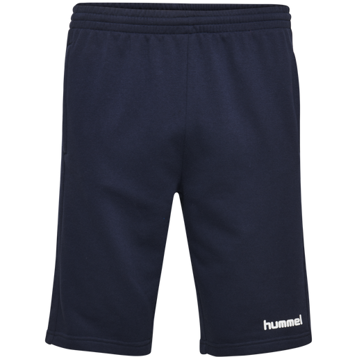 HUMMEL GO KIDS COTTON BERMUDA SHORTS, MARINE, packshot