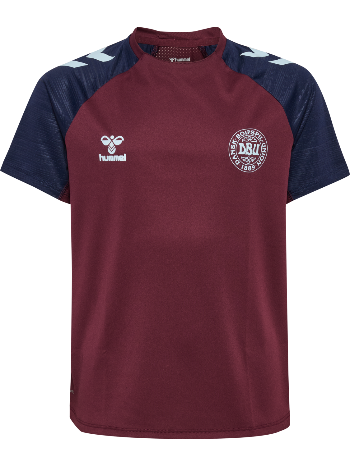 DBU 26 PRO TR JERSEY S/S KIDS, WINDSOR WINE/PEACOAT, packshot