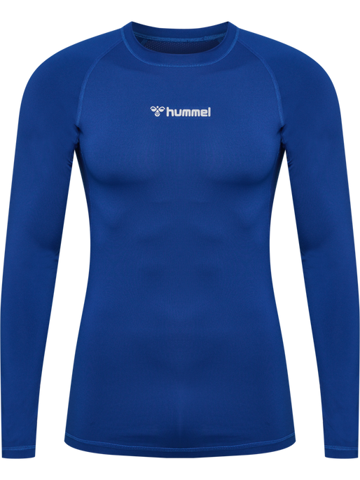 hmlBL PERFORMANCE TEE L/S, TRUE BLUE, packshot