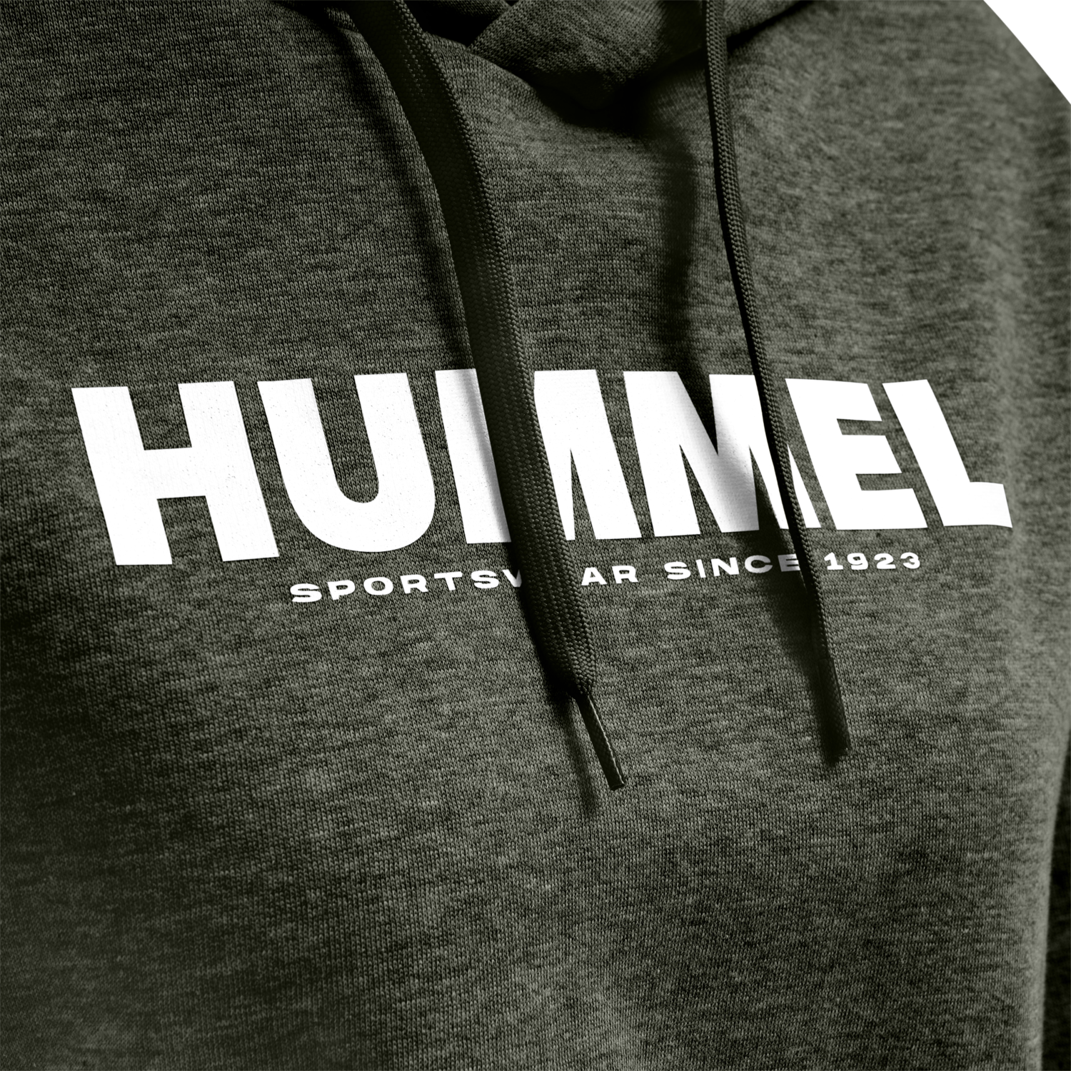 hmlLEGACY WOMAN CROPPED HOODIE, BEETLE, packshot