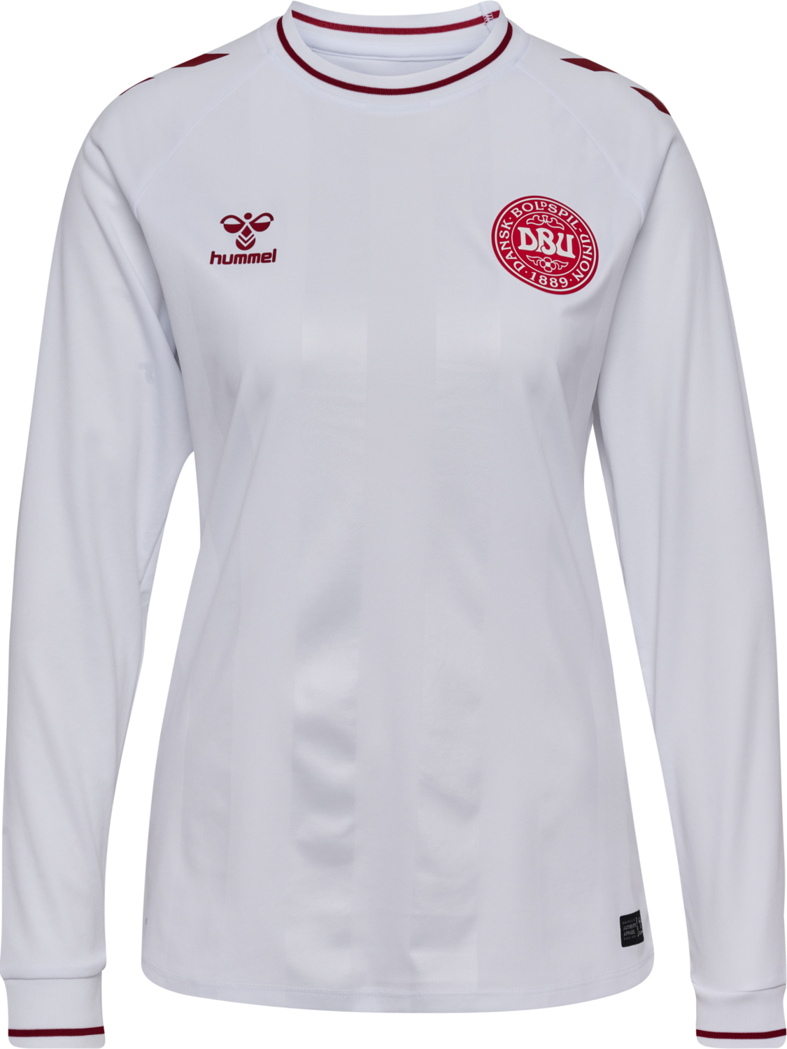 DBU WOMAN 25 AWAY JERSEY L/S, WHITE, packshot