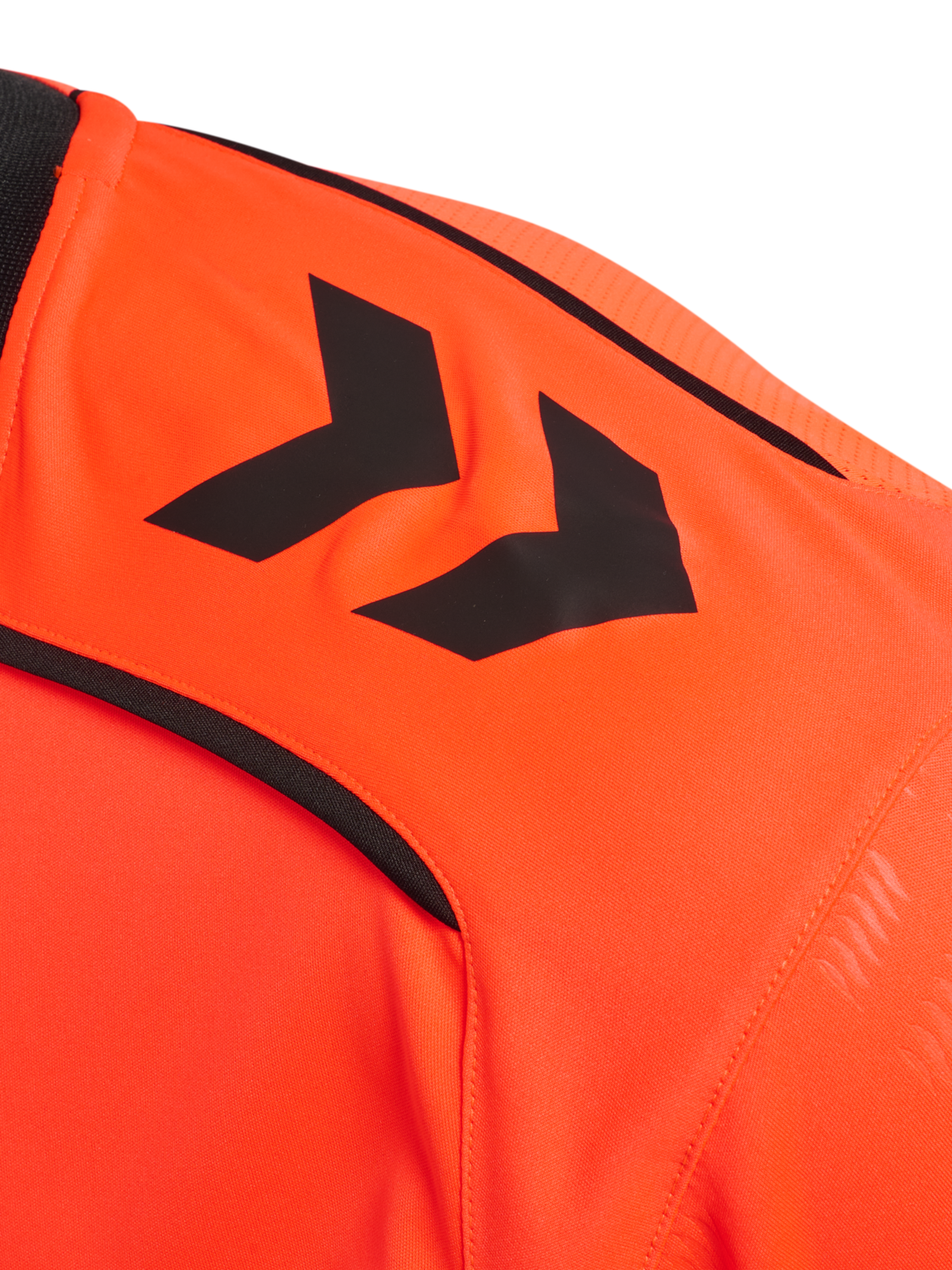 hmlREFEREE JERSEY L/S, NEON ORANGE, packshot