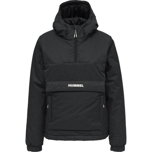 hmlAYDA ANORAK, BLACK MELANGE, packshot