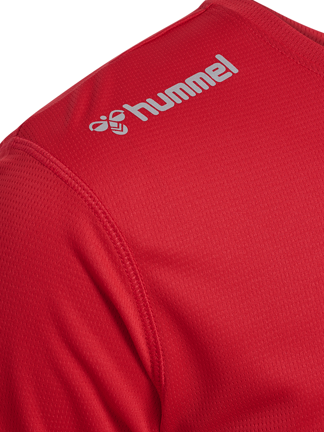 hmlRUN JERSEY S/S, TANGO RED, packshot
