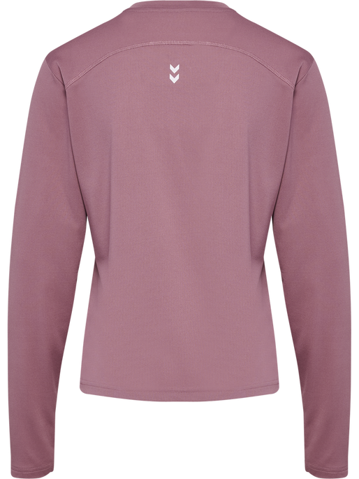 hmlPULSE WORKOUT W T-SHIRT L/S, WISTFUL MAUVE, packshot