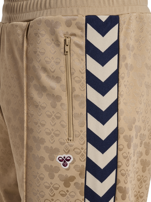 hmlARCHIVE REGULAR POLY PANTS AOP, CORNSTALK hmlARCHIVE REGULAR POLY PANTS AOP, CORNSTALK, packshot