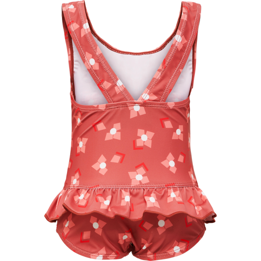 hmlFILIPPA SWIMSUIT, DUSTY CEDAR, packshot