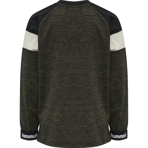 hmlBRANDON SWEATSHIRT, BLACK OLIVE, packshot