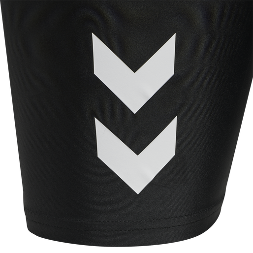 hmlTE TOPAZ TIGHT SHORTS, BLACK hmlTE TOPAZ TIGHT SHORTS, BLACK, packshot