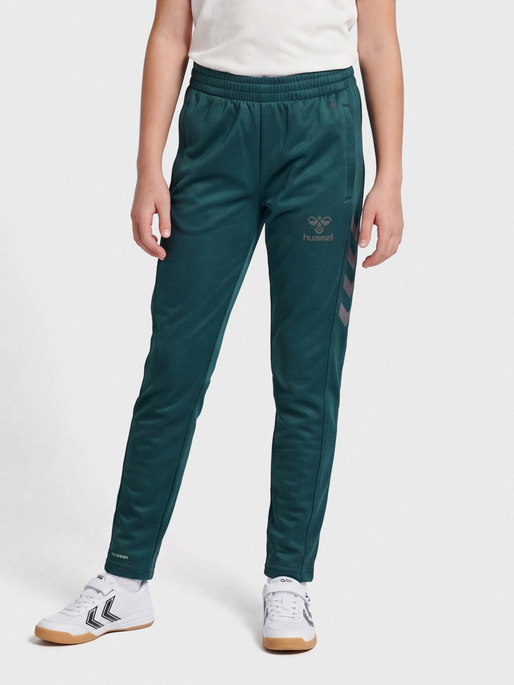 hmlCORE XK TRAINING POLY PANTS KIDS, !SEA MOSS, model