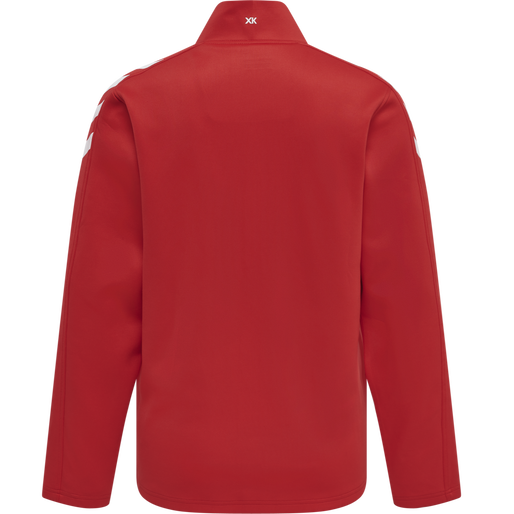 hmlCORE XK POLY ZIP SWEAT WOMAN, TRUE RED, packshot