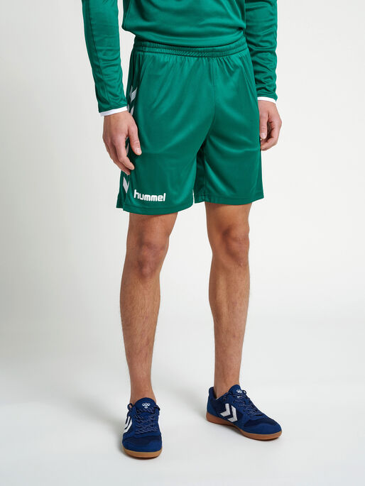 CORE POLY SHORTS, EVERGREEN PR, model
