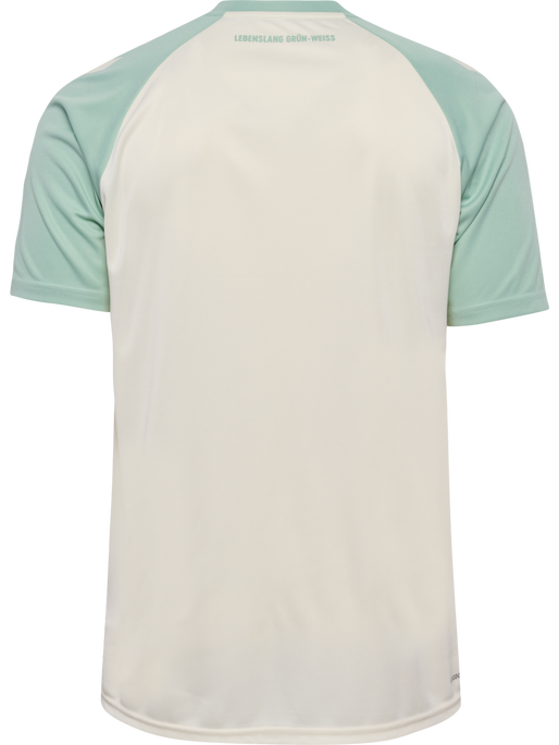 WER 24/25 AWAY JERSEY S/S, MARSHMELLOW/SILT GREEN, packshot