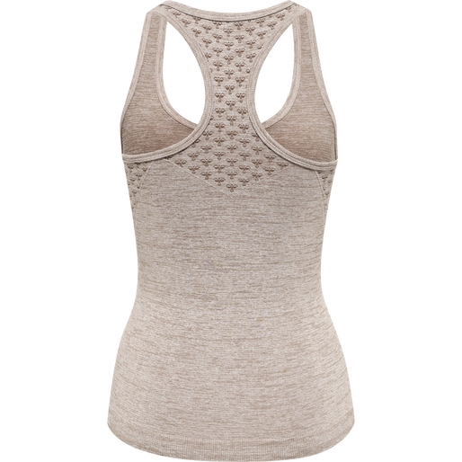 hmlCI SEAMLESS TOP, DRIFTWOOD MELANGE, packshot
