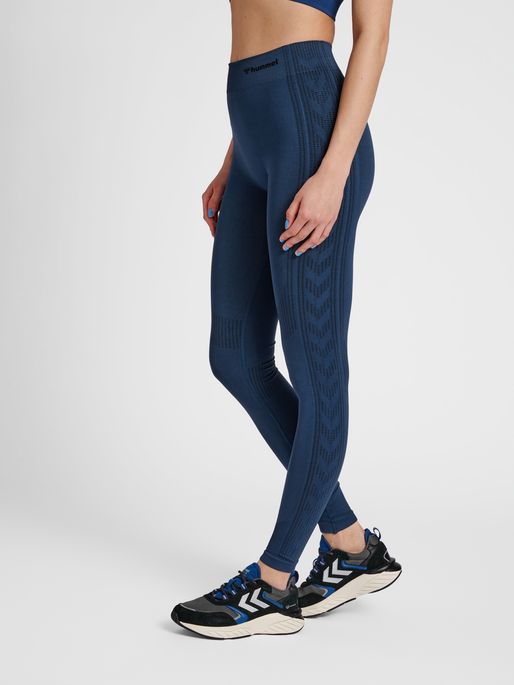 Hummel HMLTIF SEAMLESS - Leggings - blue horizon/blue - Zalando.de