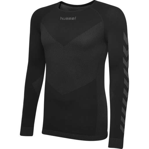 HUMMEL FIRST SEAMLESS JERSEY L/S K, BLACK HUMMEL FIRST SEAMLESS JERSEY L/S K, BLACK, packshot