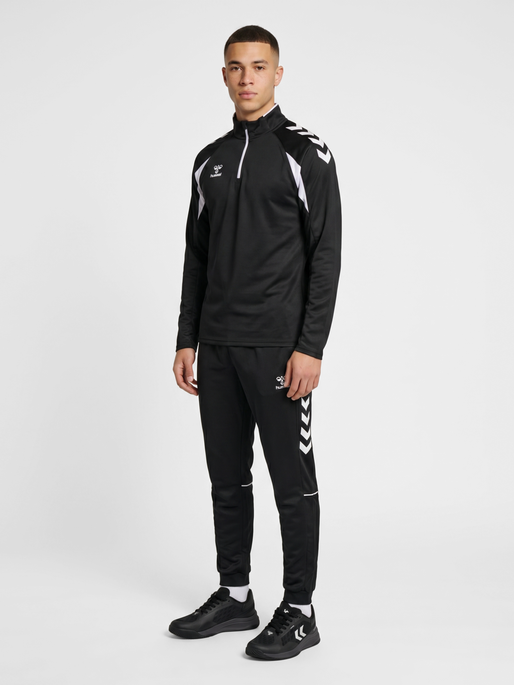 hmlCORE 2.0 HALF ZIP, BLACK/WHITE, model