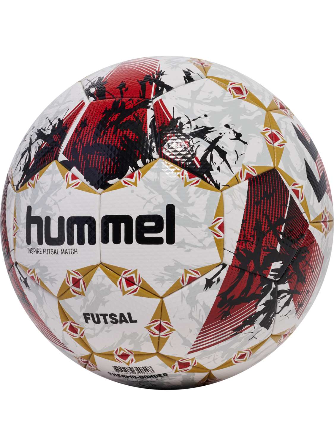 hmlINSPIRE FUTSAL MATCH FB, MAROON/WHITE/GOLD, packshot