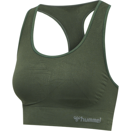 hmlTIF SEAMLESS SPORTS TOP, THYME, packshot