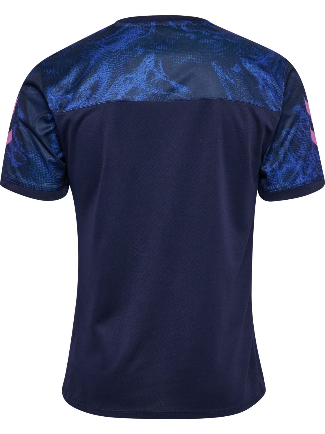 hmlBLAZE CLUB 26 GRAPHIC TEE, MARINE/DAZZLING BLUE, packshot
