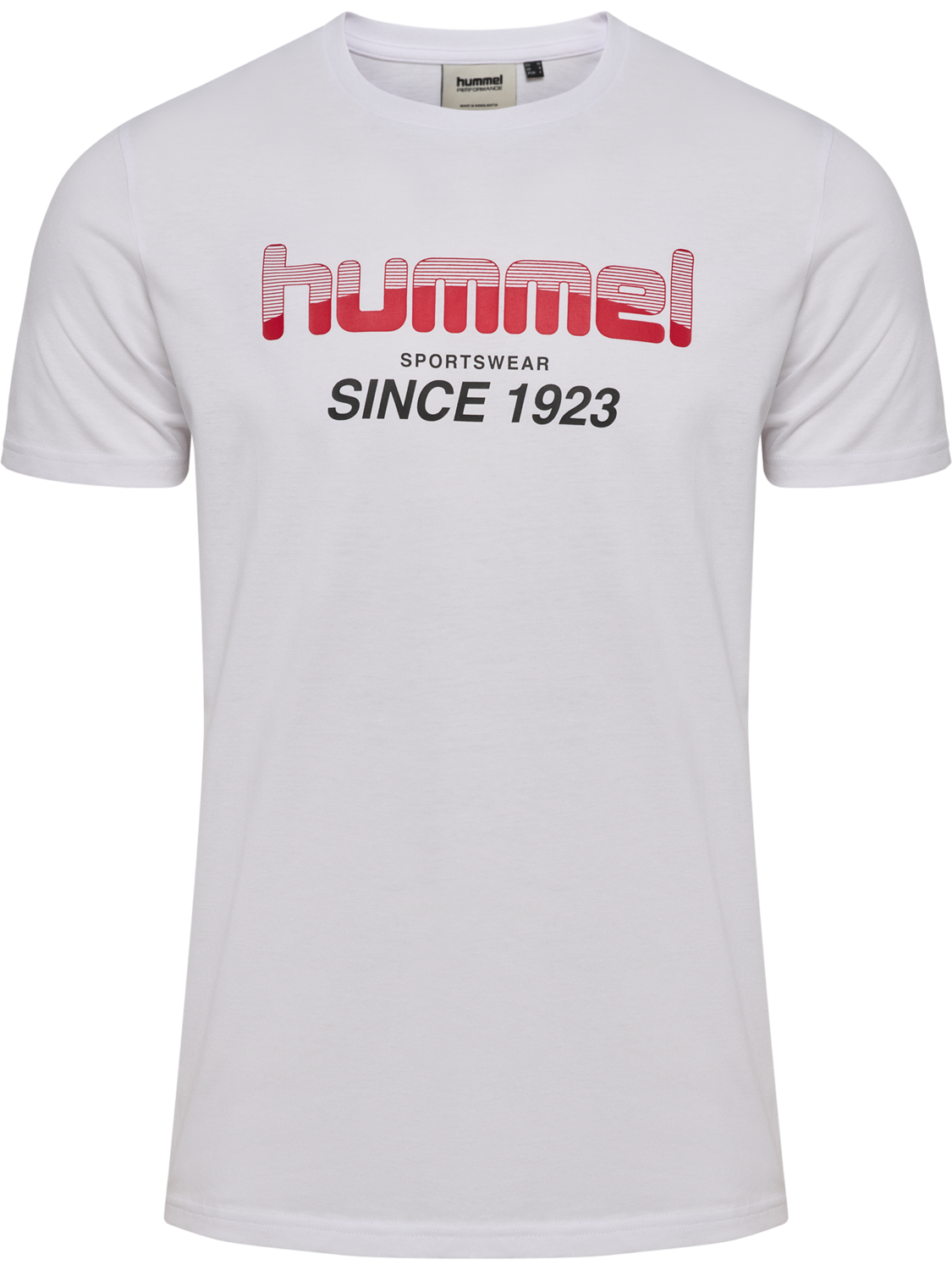 hmlPULSE GRAPHIC T-SHIRT S/S, WHITE, packshot