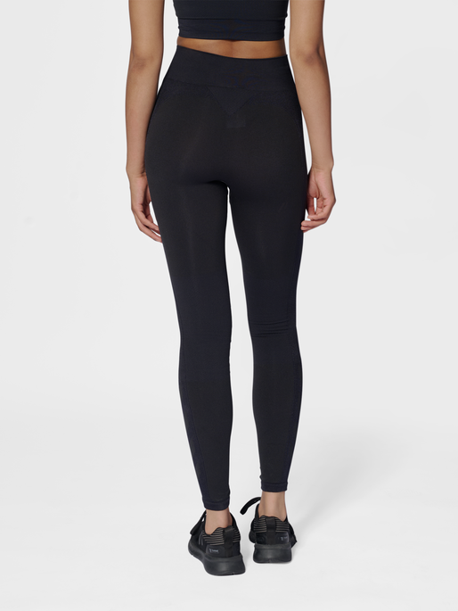 hummel CLEA SEAMLESS MID WAIST TIGHTS BLACK MELANGE hummelsport