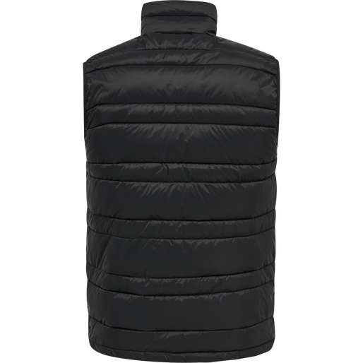 hmlPAX PUFF WAISTCOAT, BLACK, packshot