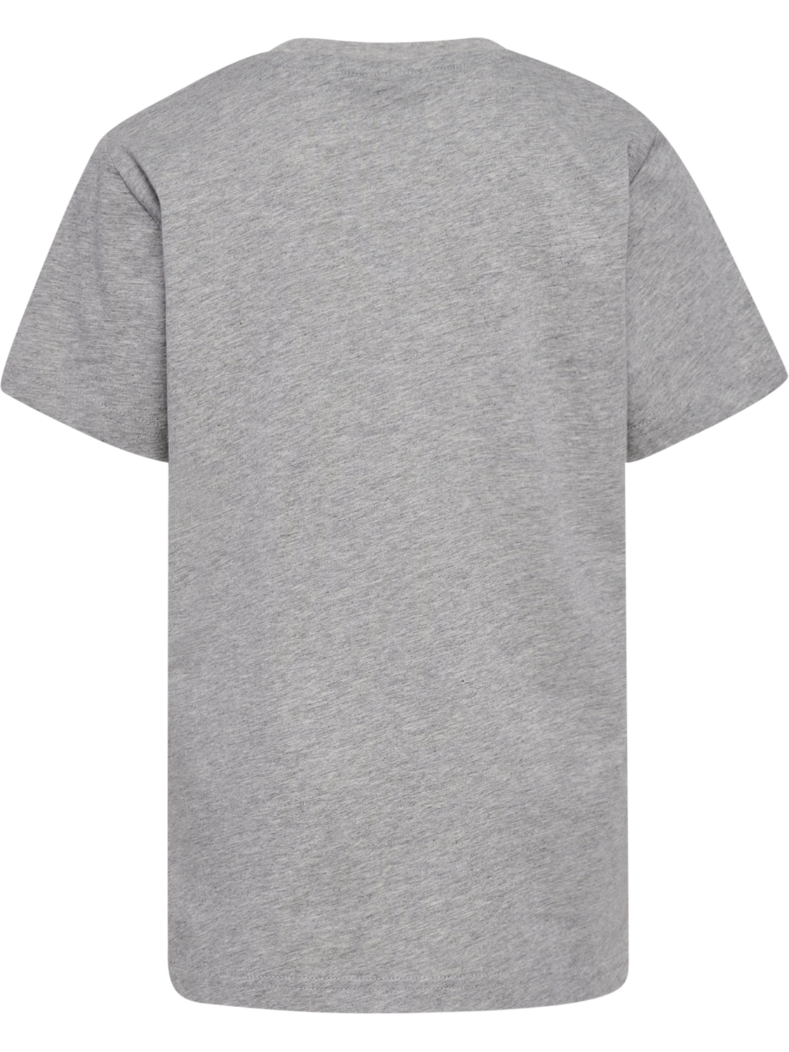 hmlPRINT T-SHIRT S/S, GREY MELANGE, packshot