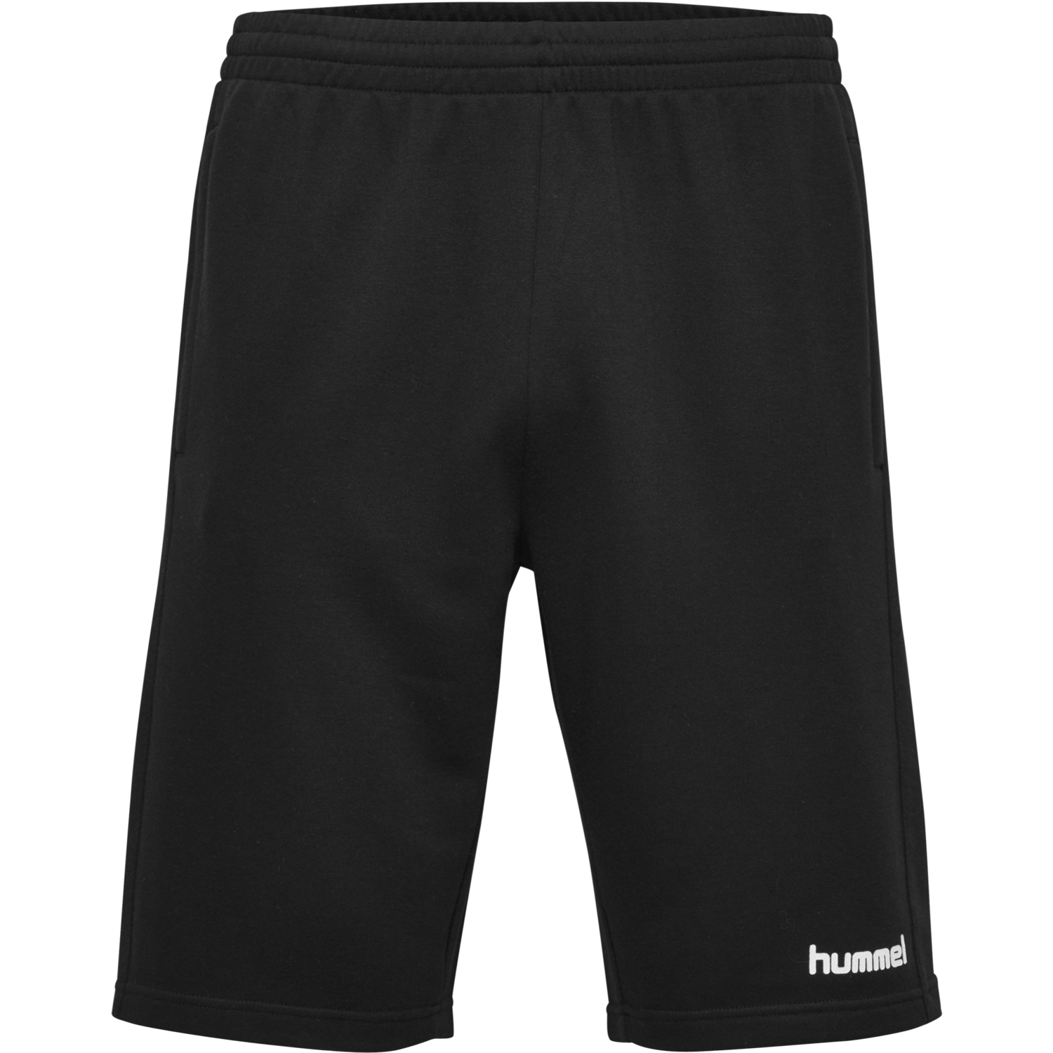 HUMMEL GO COTTON BERMUDA SHORTS, BLACK, packshot