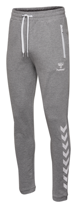 HMLRAY PANTS, GREY MELANGE, packshot