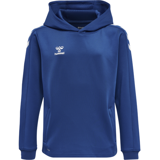hmlCORE XK POLY KIDS SWEAT HOODIE, TRUE BLUE, packshot