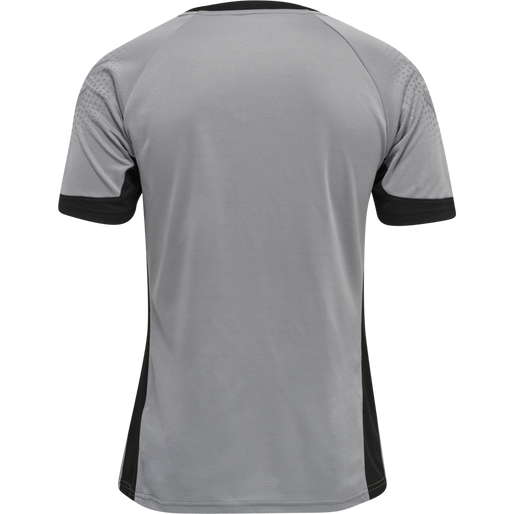 hmlLEAD S/S POLY JERSEY, GREY MELANGE hmlLEAD S/S POLY JERSEY, GREY MELANGE, packshot